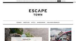 Desktop Screenshot of escape-town.com